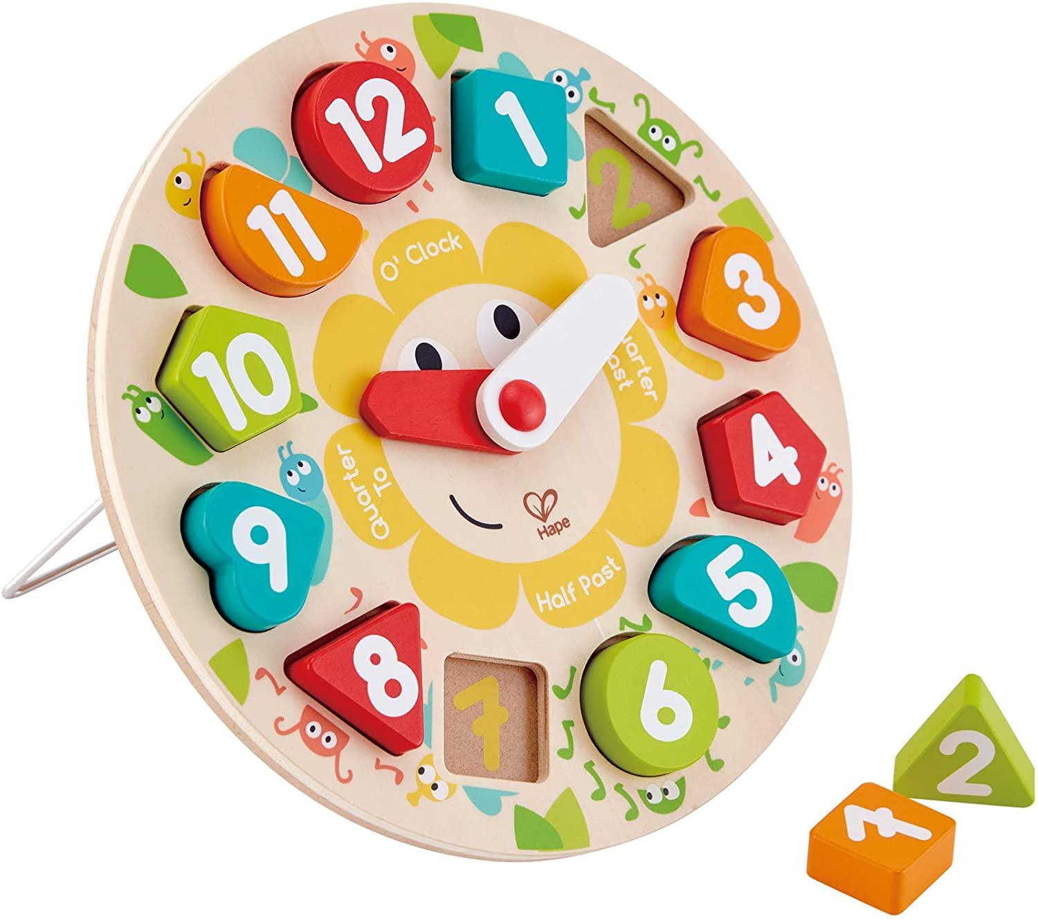Hape - Chunky Clock Puzzle