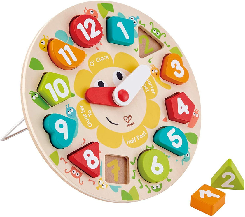 Hape - Chunky Clock Puzzle