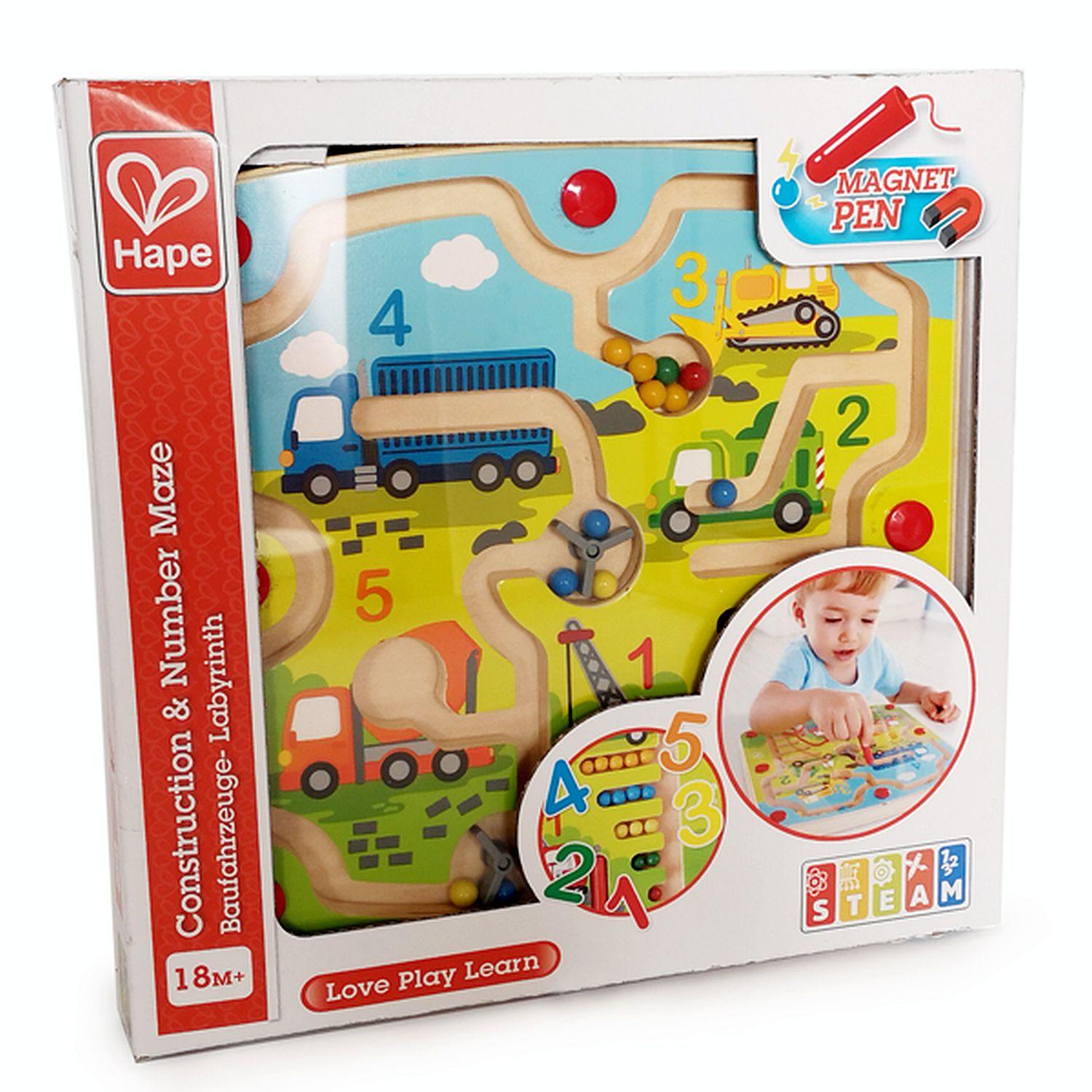 Hape - Construction & Number Maze