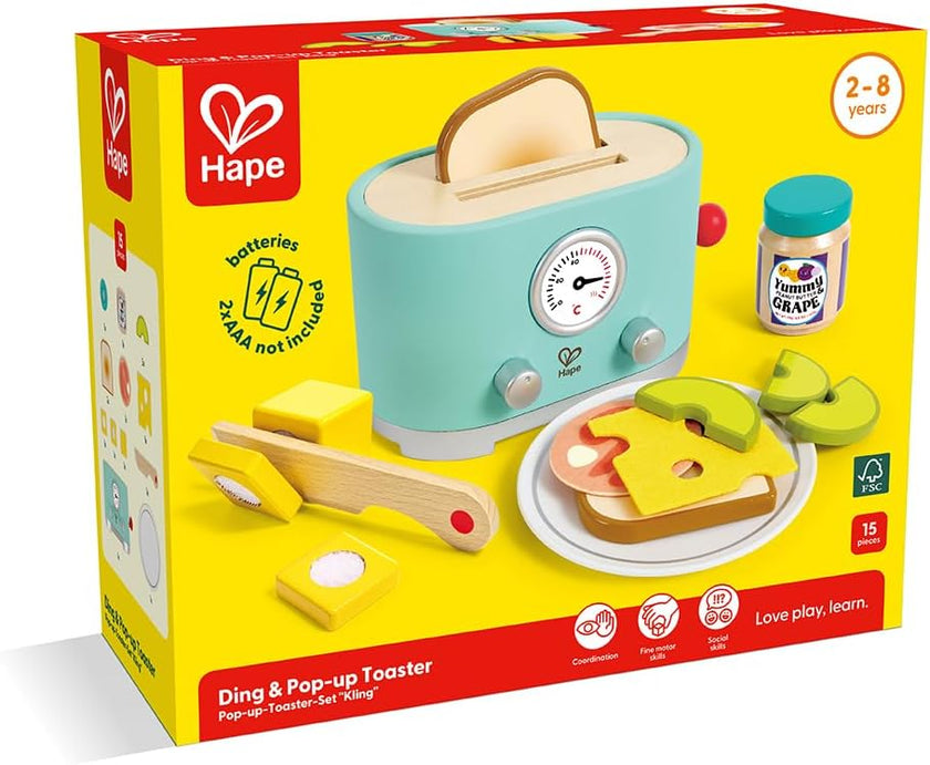 Hape - Ding & Pop-Up Toaster