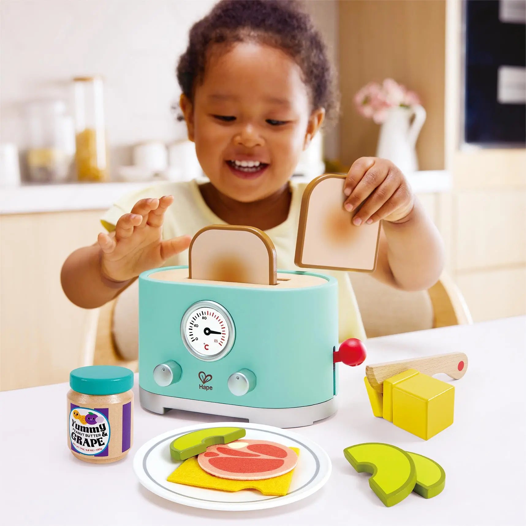 Hape - Ding & Pop-Up Toaster