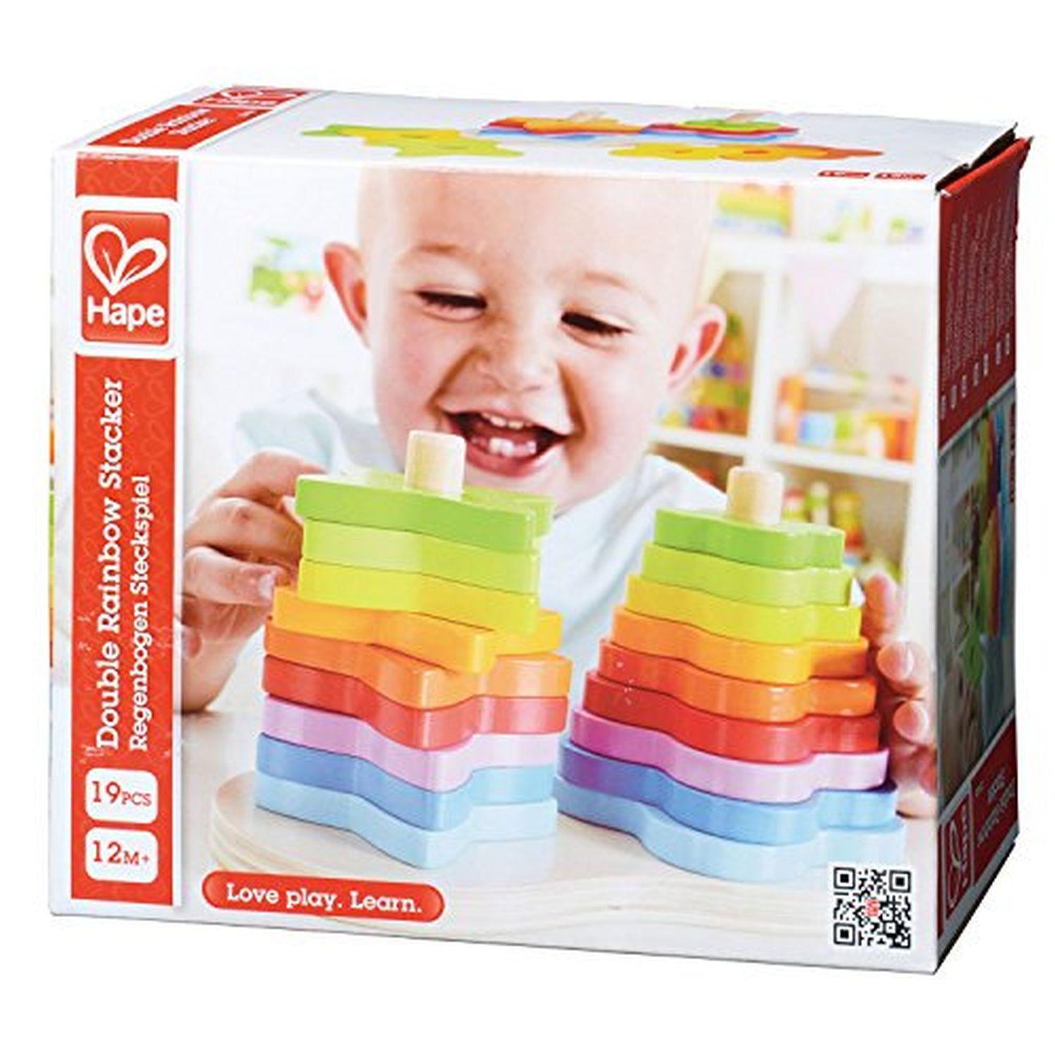 Hape - Double Rainblow Stacker