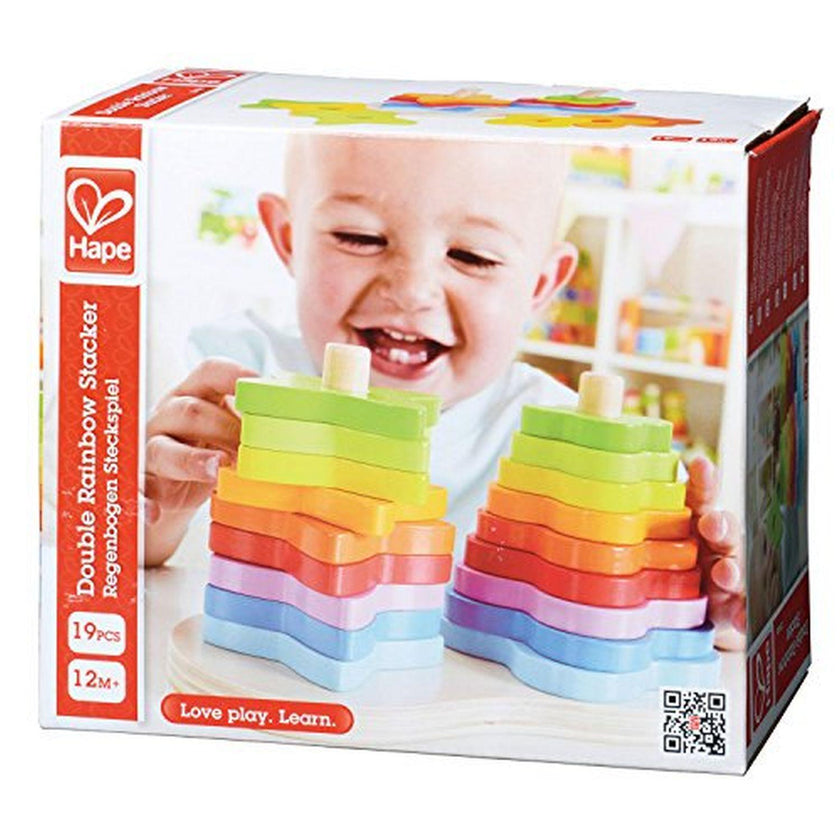 Hape - Double Rainblow Stacker