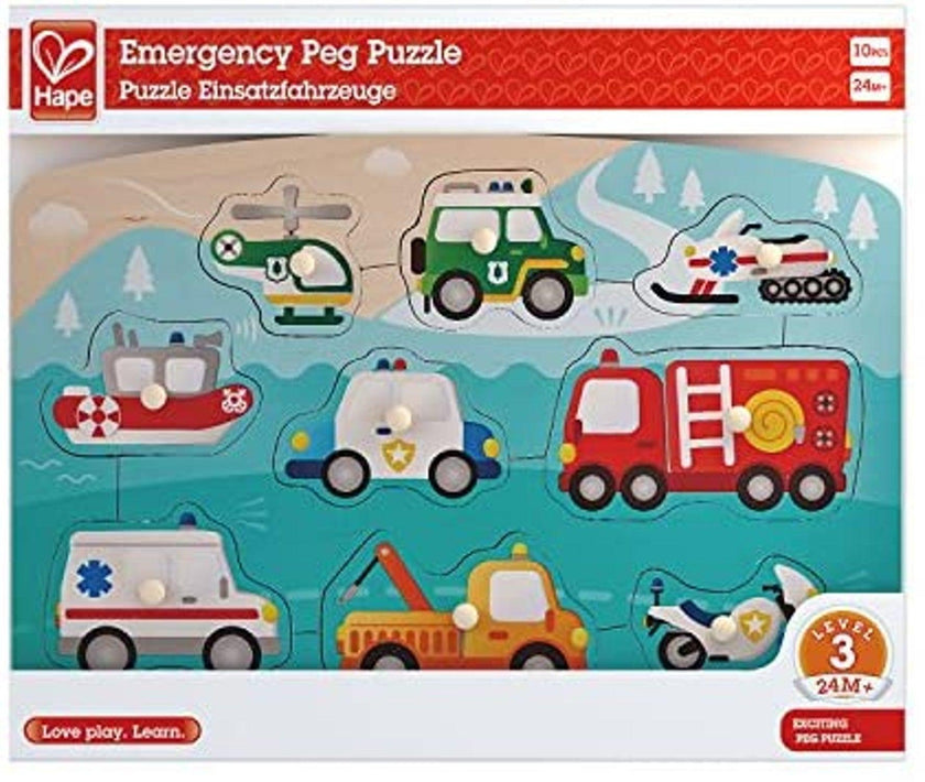 Hape - Puzzle à picots d'urgence