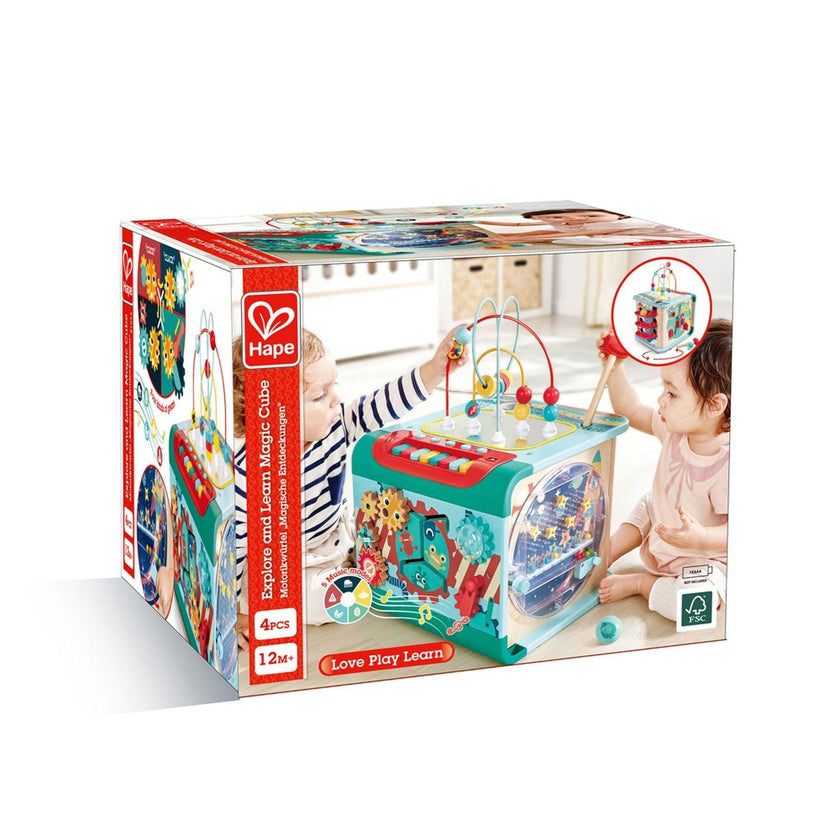 Hape - Explore & Learn Magic Activty Cube