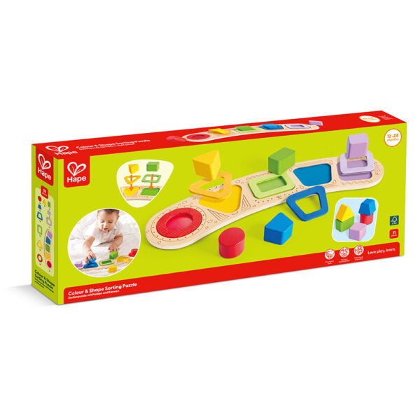 Hape - FF-COLOUR & SHAPE SORTING PUZZLE