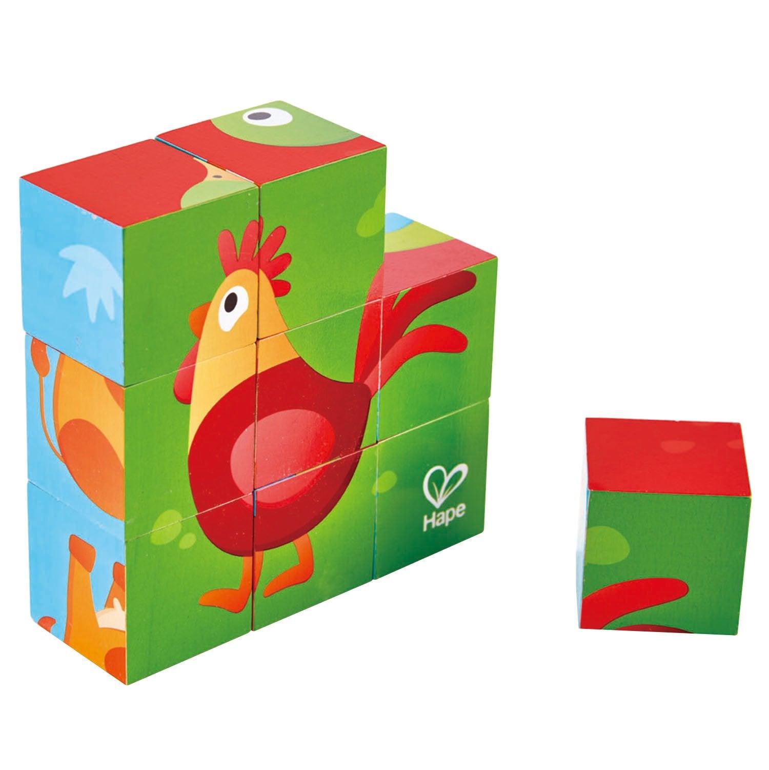 Hape - Farm Animal Block Puzzle