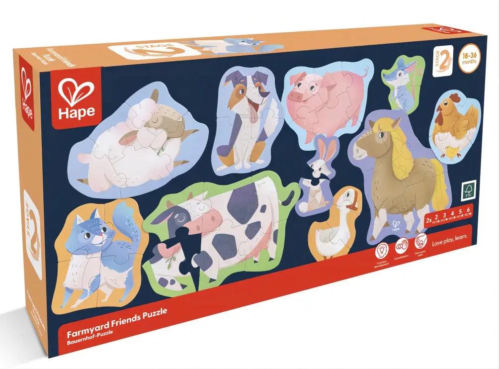 Hape - Puzzle Ferme Animale