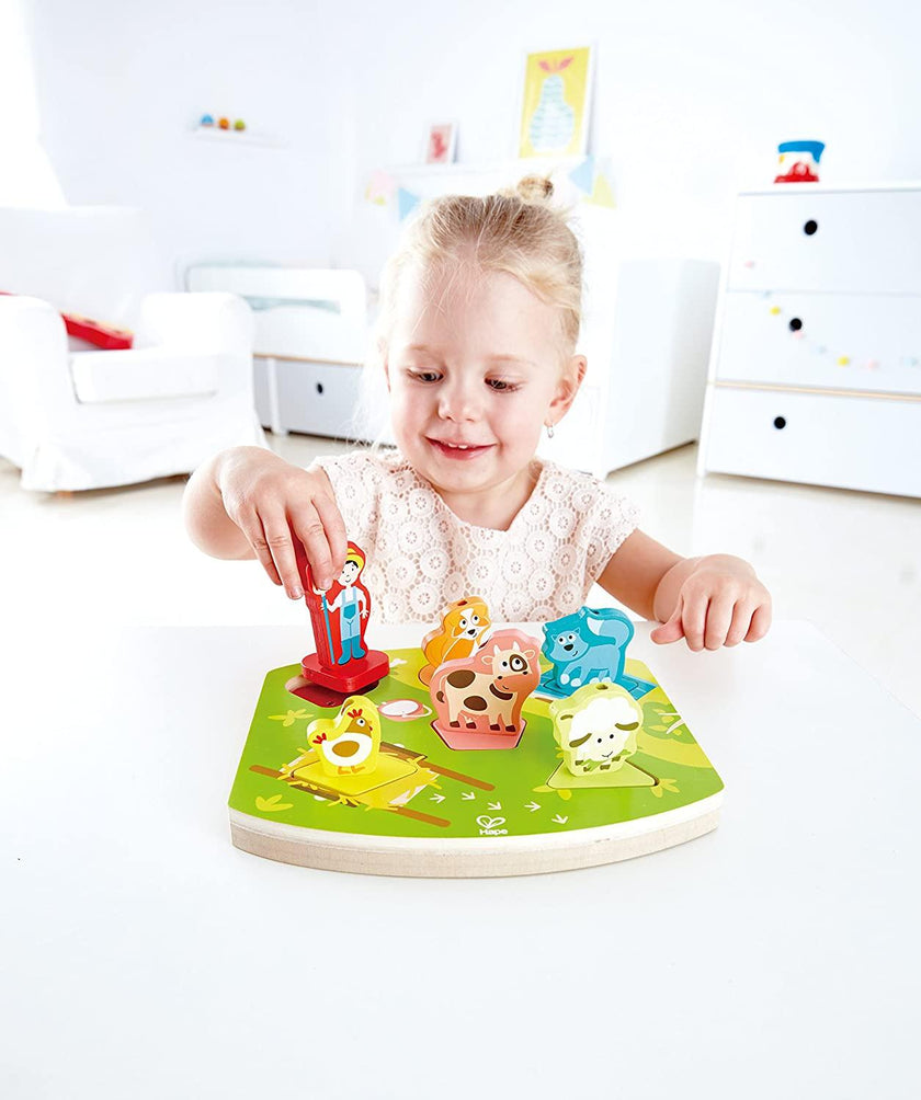 Hape - Farmyard Sound Puzzle
