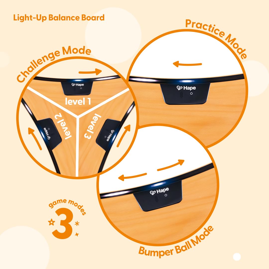 Hape - LIGHT-UP BALANCE BOARD