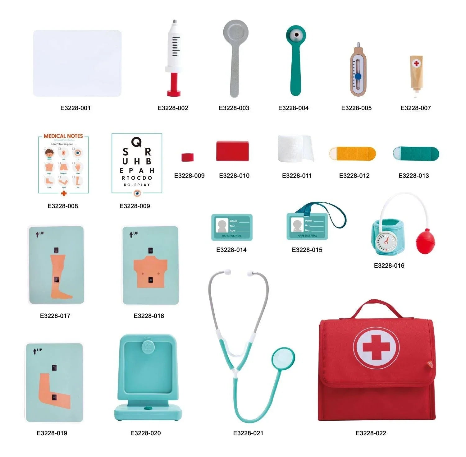 Hape - Coffret médical de petit docteur