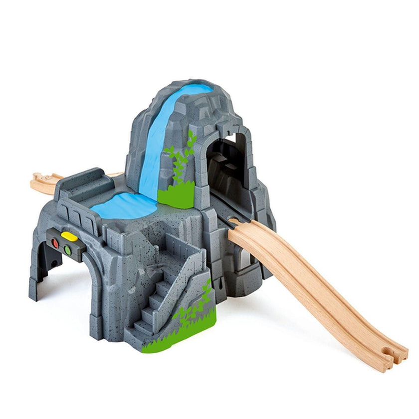 Hape - Jeu de tunnel de montagne avec lumières et sons