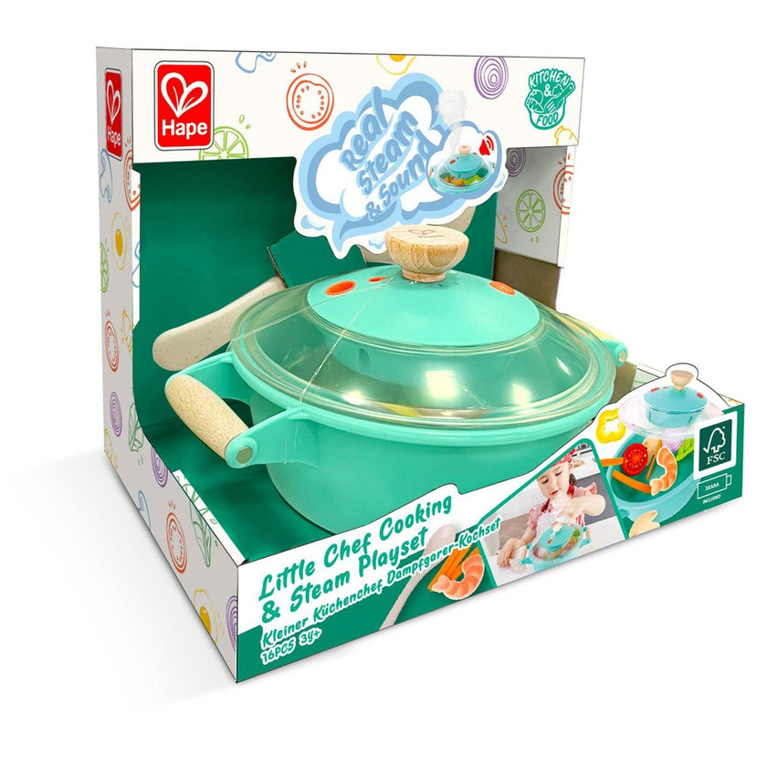 Hape - Little Chef Cooking & Steam Playset