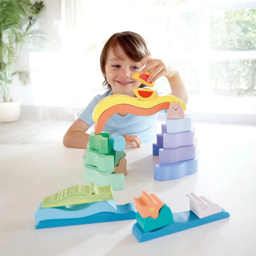 Hape - Nature Scene Stacking Blocks
