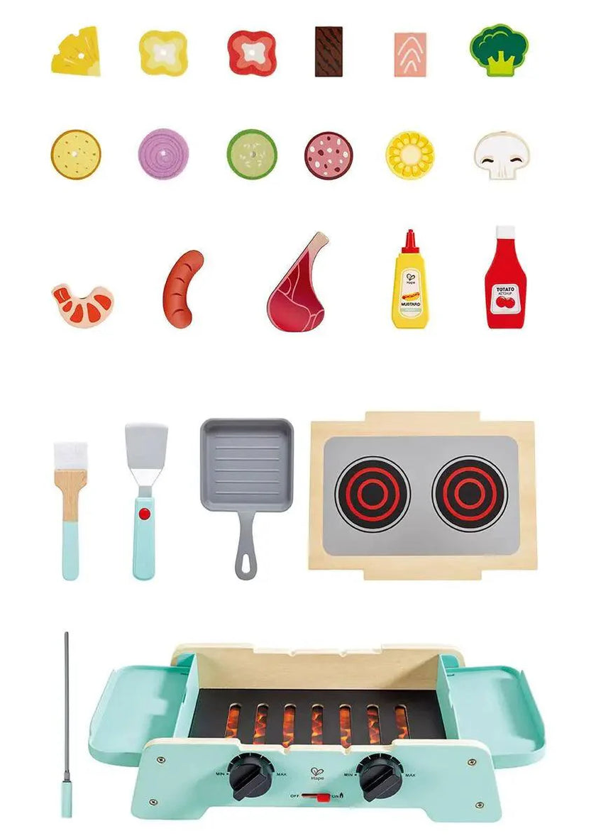 Hape - Sizzling Griddle & Grill Bbq Set