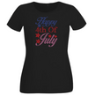 Happy 4th of July Rhinestone Shirt – Patriotic Sparkle Bling Tee | Blingdazzel