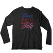 Happy 4th of July Rhinestone Shirt – Patriotic Sparkle Bling Tee | Blingdazzel