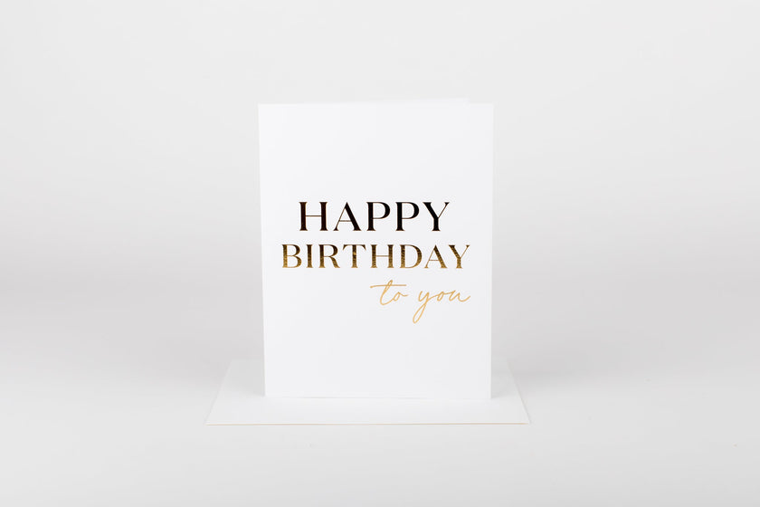 Happy Birthday To You