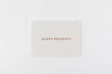 Happy Holidays (Rose Gold)