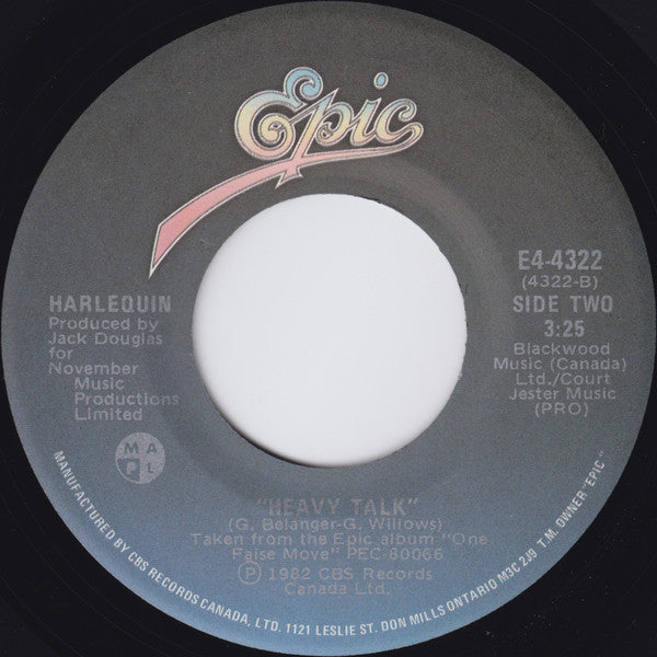 Harlequin – I Did It For Love / Heavy Talk - 7