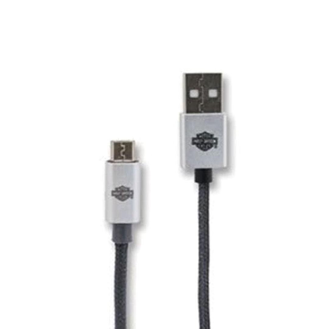 Harley Davidson - Charge & Sync Micro USB Cable Short 6inch