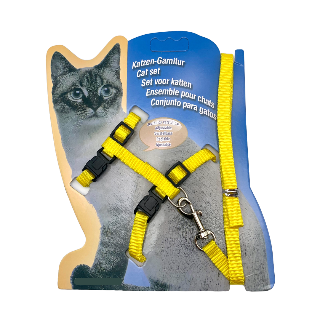 Ensemble de promenade pour chat et lapin