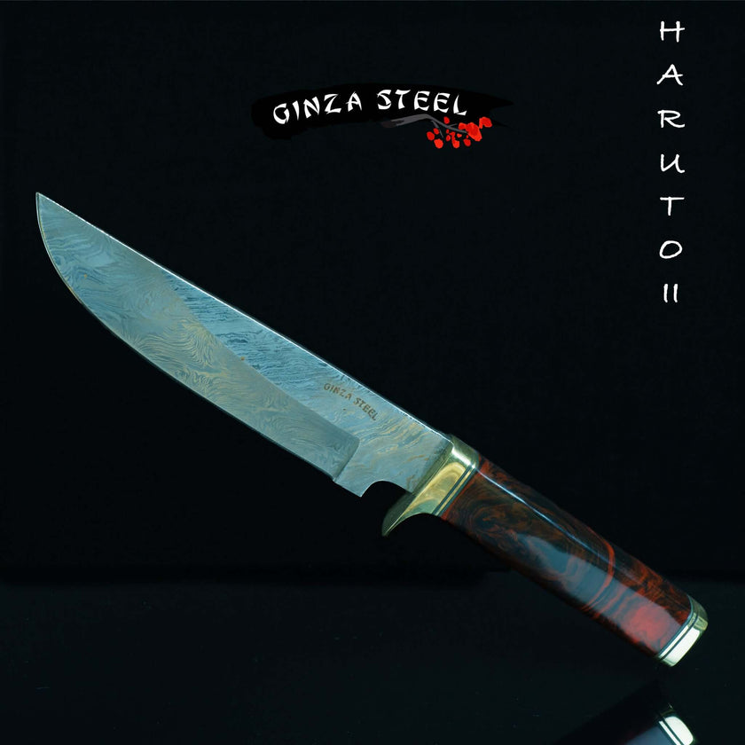 Couteau Bowie Haruto-II 7,5 pouces avec étui en cuir original.