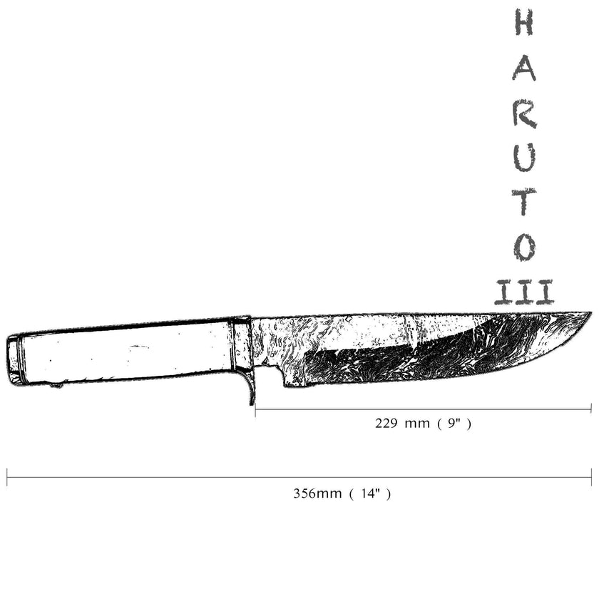 Ginza Steel Haruto-III Bowie Knife - 9