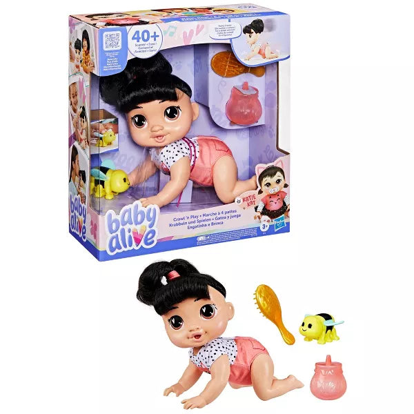 Hasbro - BABY ALIVE - CRAWL N PLAY SBLKH KATIE