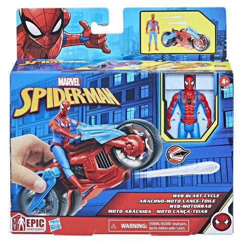Hasbro - Marvel - Spiderman - Véhicule et figurine de 4 pouces