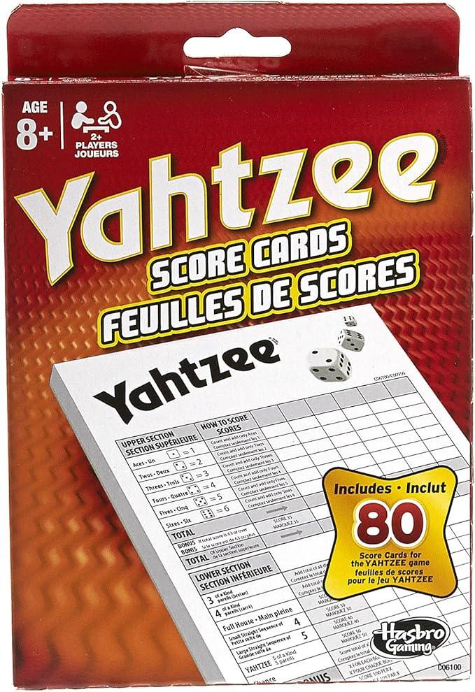 Hasbro - Yahtzee Pads W/Tabs