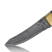 Hatif Hunter Special - Damascus Steel Skinner Knife 5 inch with Leather Sheath