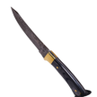 Hatif Hunter Special - Damascus Steel Skinner Knife 5 inch with Leather Sheath