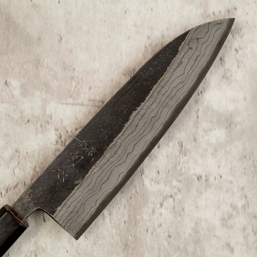 Hatsukokoro Kurouchi Santoku 180mm