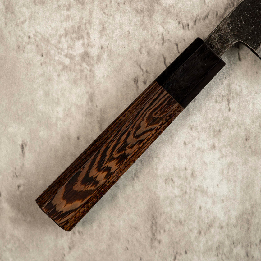 Hatsukokoro Kurouchi Santoku 180mm