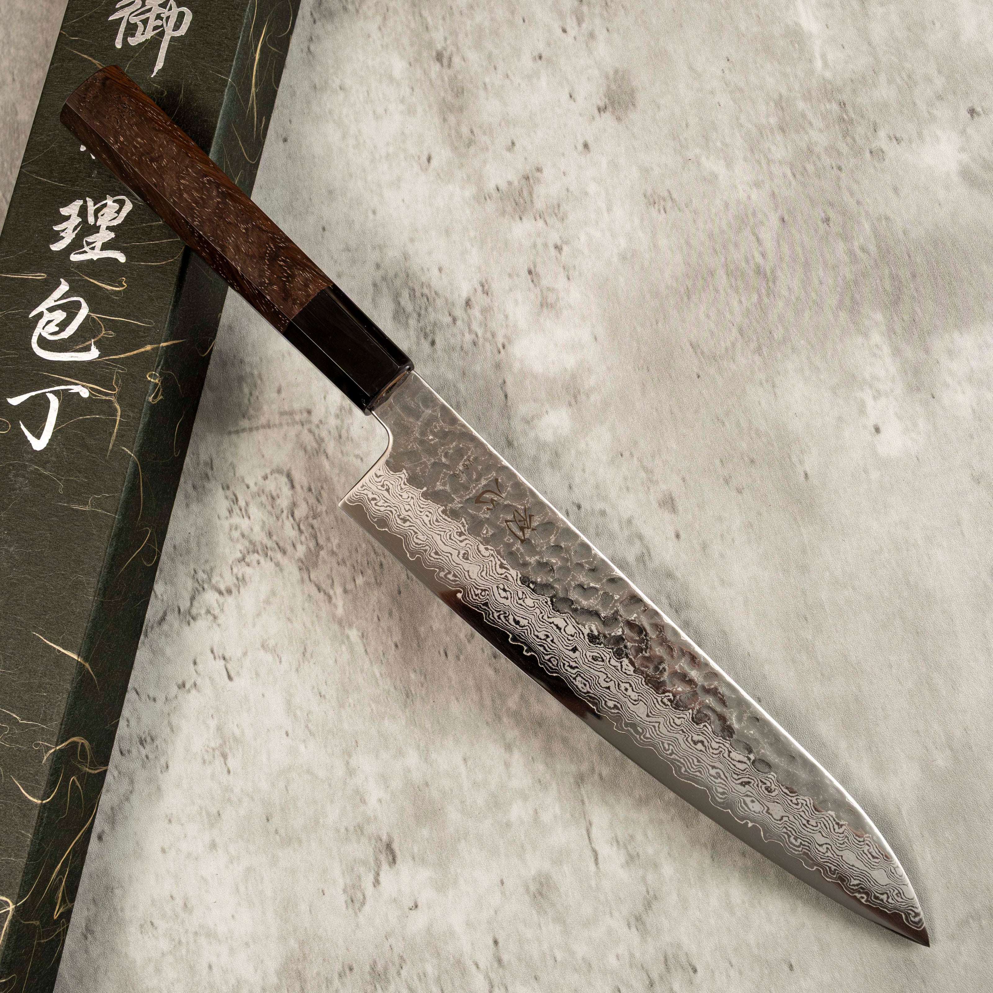Hatsukokoro Hayabusa Damascus VG-10 Gyuto 210 mm