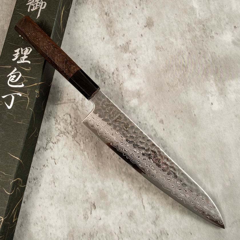 Hatsukokoro Hayabusa Damascus VG-10 Gyuto 210 mm