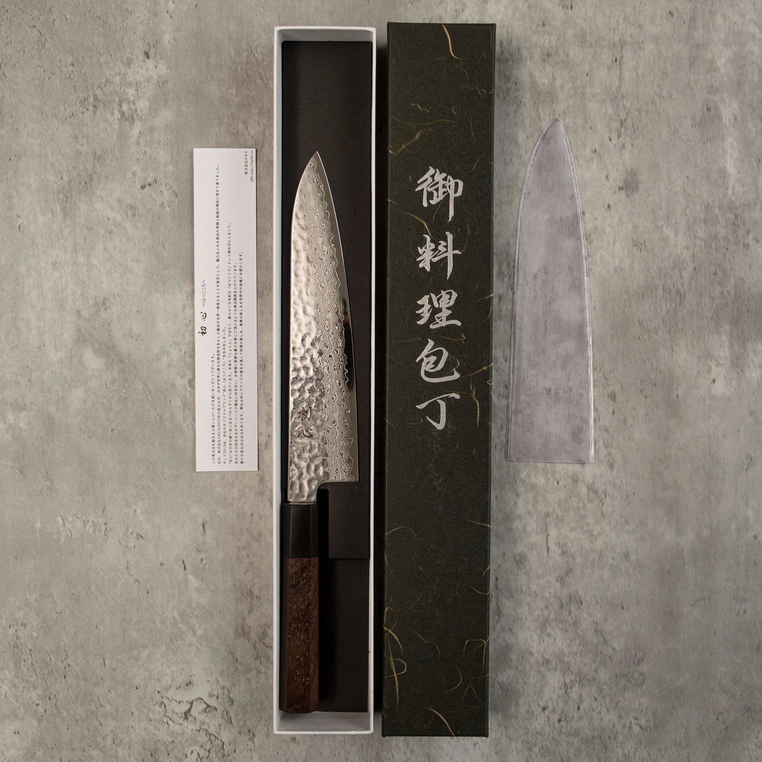Hatsukokoro Hayabusa Damascus VG-10 Gyuto 210 mm