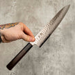 Hatsukokoro Hayabusa Damascus VG-10 Gyuto 210 mm
