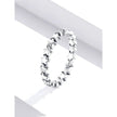 925 Sterling Silver Star & Heart Band Ring