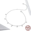The Minimalist 925 Sterling Silver Tassel Anklet