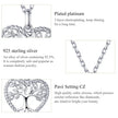 Heart of Nature Sterling Silver Tree of Life Pendant Necklace