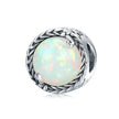 Dazzle in Elegance with 925 Sterling Silver CZ Beads for Bracelets & Bangles
