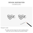 925 Sterling Silver Star And Butterfly Stud Earrings - Delicate And Fine Jewelry