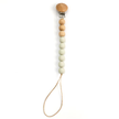 Wood + Silicone Pacifier Clips