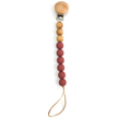 Wood + Silicone Pacifier Clips