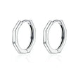 925 Sterling Silver Starlike Earrings - Minimalist Star Shape Ear Buckle for Women - Fashion jewelry SCE1136