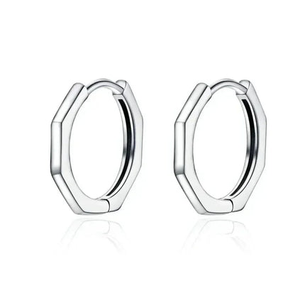 925 Sterling Silver Starlike Earrings - Minimalist Star Shape Ear Buckle for Women - Fashion jewelry SCE1136