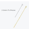 14K Gold Plated 925 Sterling Silver Necklace Extension Chains With Lobster Clasps For Diy Jewelry Making