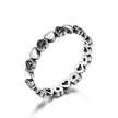 925 Sterling Silver Star & Heart Band Ring